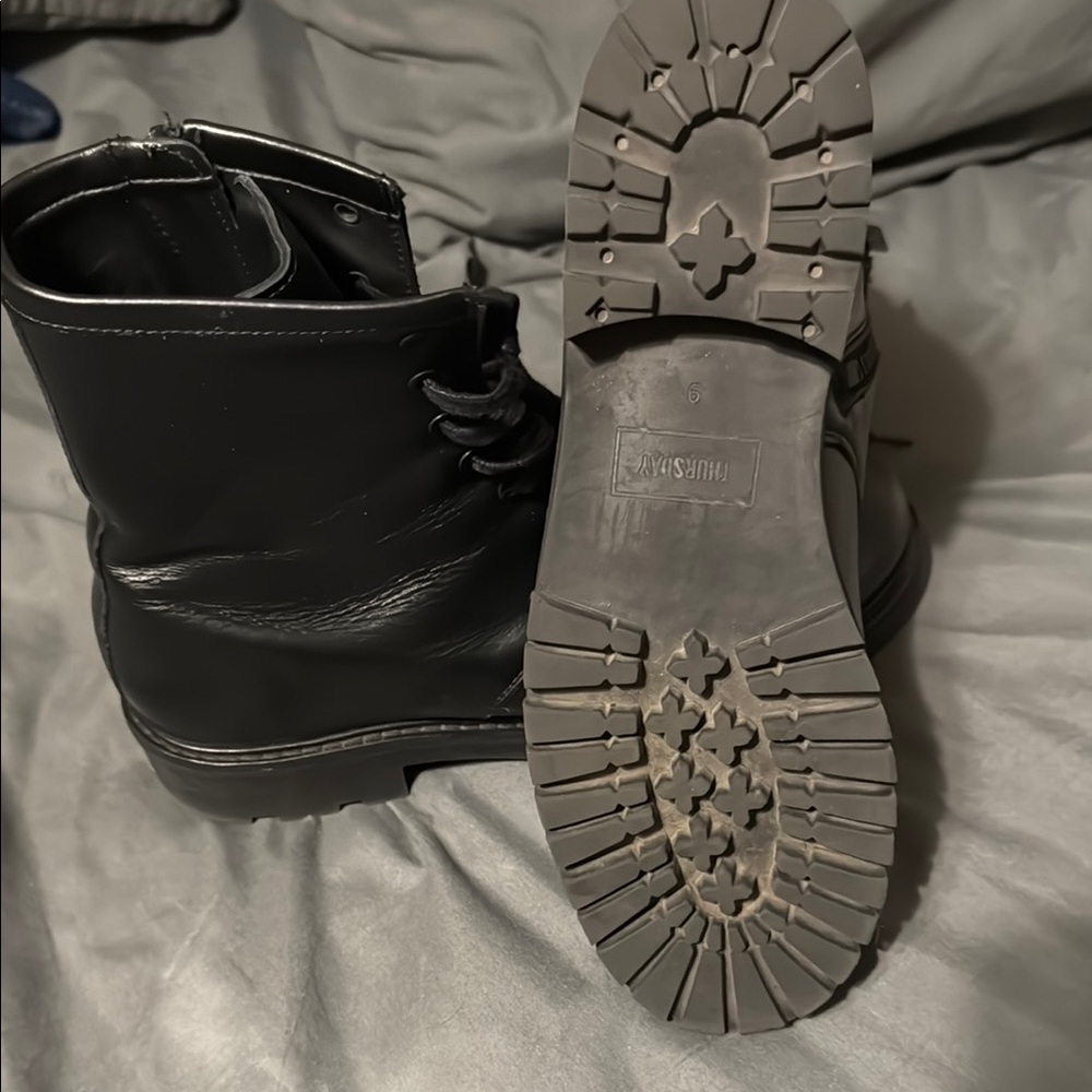Thursday Boot Company Black Combat Boots